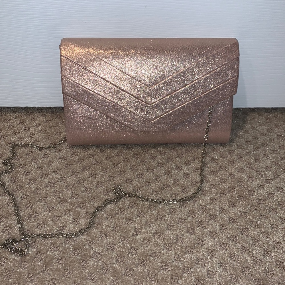 Rose Gold Clutch Purse